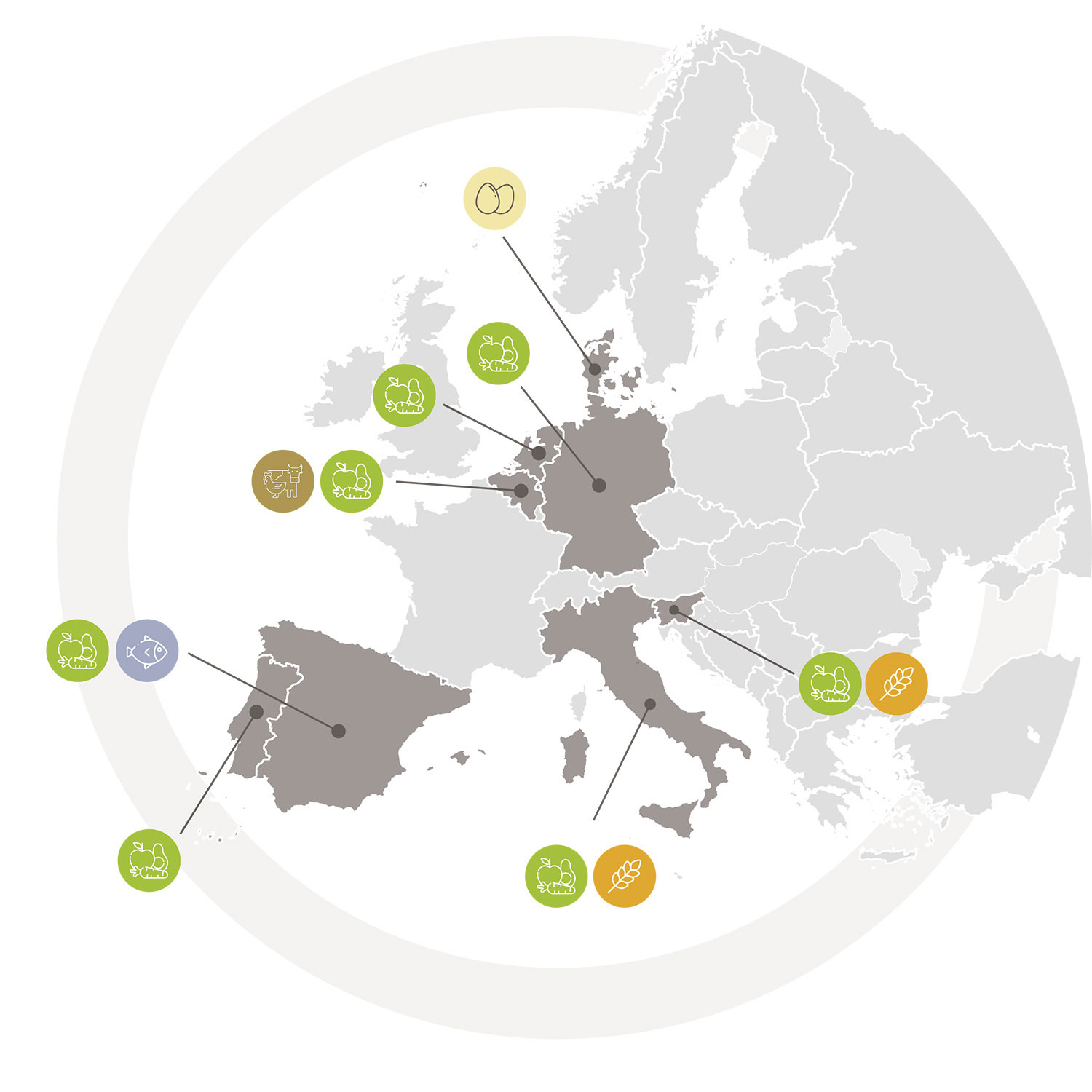 Case studies map